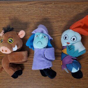 Plush Disney Bullsitoy Cutie Cuffs - Lot of 3